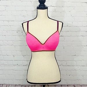 Victoria’s Secret Pink No-Wire Bra Size 34D